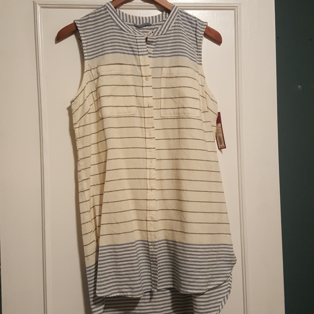 Button up tank top